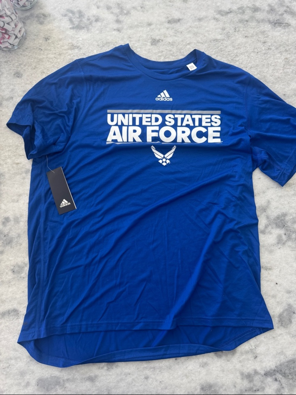 adidas Royal Blue United States Air Force Graphic Tee